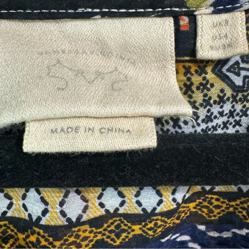 Bohemian Blouse originally from Anthropologie / 4 / multi colored + patterned - Picture 7 of 7